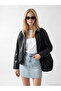 I Shirt Roba Collar Women's Leather-Look Jacket from Freezen Store