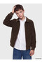 Brown Water Repellent Velvet Boy's Jacket - 2