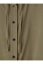 Özmarka New Season Khaki Hooded Women's Jacket - 7