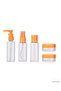 Spt-Gld Travel Size 5-Piece Cosmetic Refill Set 30 ml (205316) Leak-Proof Design - 4