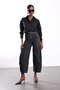 Black Oversize Poplin Shirt 4112 - 3