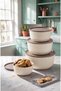 Set of 4 Round Storage Containers 500 ml 900 ml 1500 ml 2500 ml - 2