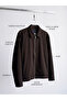 Vizyon New Season Brown Regular Fit Soft Touch Men's Jacket - 2