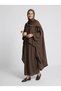 Asymmetrical Design Cut Cotton Voile Fabric Gileti Double Dress Set - 2