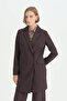 Blazer Jacket - Plum - 2