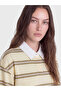 Vizyon New Season Mixed Polo Collar Oversize Women's Sweatshirt Tunic - 3