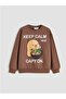 Lcw Kidscapyfun Printed Crew Neck Girls' Sweatshirt - 3