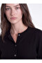 Esvab • Modern & Distinctive Zero Roba Collar Women's Knitwear Cardigan - 3