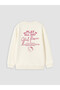 Lc waikiki crew neck printed girl's sweatshirt - 4