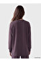 Embroidered Soft Touch Women's Sweatshirt Tunic - 4