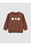 Floral Appliqué Girls' Sweatshirt - 5
