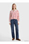 Women's T-Shirt with Devrik Roba Collar and Stripes from Uzg Store for Style Enthusiasts - 3