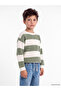 Esvab • Modern & Distinctive Zero Roba Collar Striped Boys' Knitwear Sweater - 2