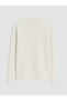 Özmarka New Season Gray Crew Neck Men's Sweatshirt - 2