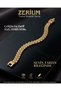 Women's Quality Steel Gold Color Bracelet Classic Watch Band Designed Model - 3