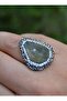 Crysopras Stone Design Handmade Ring - Green - - 3