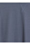 Özmarka New Season Blue Crew Neck Men's Sweatshirt - 3