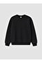 Crew Neck Girl's Thick Sweatshirt