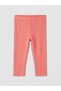 Pink Baby Girl Ribbed Leggings