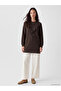 Crew Neck Ruffled Women's Sweatshirt Tunic - 2
