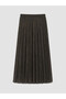 Alita City Lcw Modest Brown Leopard Long Women's Skirt with a Difference - 5