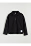Lcw Kidspolo Collar Girls' Soft Touch Sweatshirt