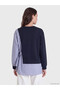 Striped Women's Sweatshirt Tunic - 4