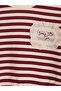 Ruffled Striped Girls' Sweatshirt - 3