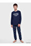 Timeless Clothing & Timeless Choices Zero Roba Collar Printed Boys' Pajama Set - 3