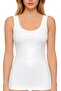 Super Thin Wide Strap Women's Undershirt White 3-Pack