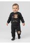 Unisex Baby Hellobaby Bear Printed 3-Strand 100% Cotton 6-9-12-18-24 Months Top and Bottom 2-Piece Unisex Baby Set - 2