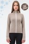 Women's Winter Fleece Blouse with Finger Detail and Zipper