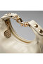 Cream Gold Detailed Mini Women's Shoulder and Crossbody Bag - 3