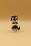 Cute Yorkshire Terrier with Movable Arms and Tied-Up Paws Keychain Bag Ornament Charm