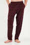 Printed Cotton Crew Neck Long Sleeve Pajama Set Men's Pajama Set 6575004 - 6