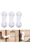 Spt-Gld 4 Pieces Child Safety Cabinet Lock Adhesive Practical Use Home (04544) Interior Protection - 2
