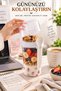 800 ml Muesli Yogurt Container with Fork and Spoon Portable Breakfast and Snack Container - 5