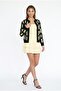 Women's Geometric Patterned Premium Knitwear Cardigan - 4