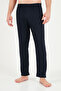 Minimal Printed Cotton Long Sleeve Pajama Set Men's Pajama Set 6575005 - 6