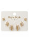Zircon Stone Multi Luxury Steel Earrings - 2