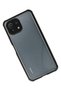حافظة متوافقة مع هاتف Xiaomi Mi 11 Lite من السيليكون الشفاف - أسود - 2