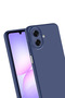 Samsung Galaxy A07 4g Compatible Nano Velvet Silicone - Navy Blue - 3