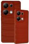 غطاء سيليكون متوافق مع هاتف Xiaomi Redmi Note 13 Pro 4G من Bibercas - أحمر - 3
