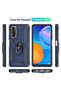 Huawei P Smart 2021 Case Sofia Silicone Cover with Ring - Navy Blue - 3