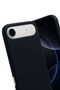 غطاء سيليكون مخملي داخلي متوافق مع هاتف Apple iPhone 17 Air - أسود - 3