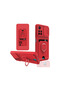 Xiaomi Redmi Note 11t Compatible Case Zuma Silicone with Business Card Ring - Red - 3