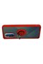 Xiaomi Redmi K40 Compatible Case Montreal Silicone Cover with Ring - Red - 3