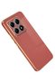 Mi 14t Pro Compatible Volet Silicone Case - Red Bezoss - 3