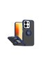 Redmi 15C 4g Compatible Silicone Cover with Montreal Ring - Navy Blue Bezoss - 2