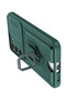 Samsung Galaxy S24 Plus Compatible Case Zuma Silicone with Business Card Holder and Ring - Green - 3